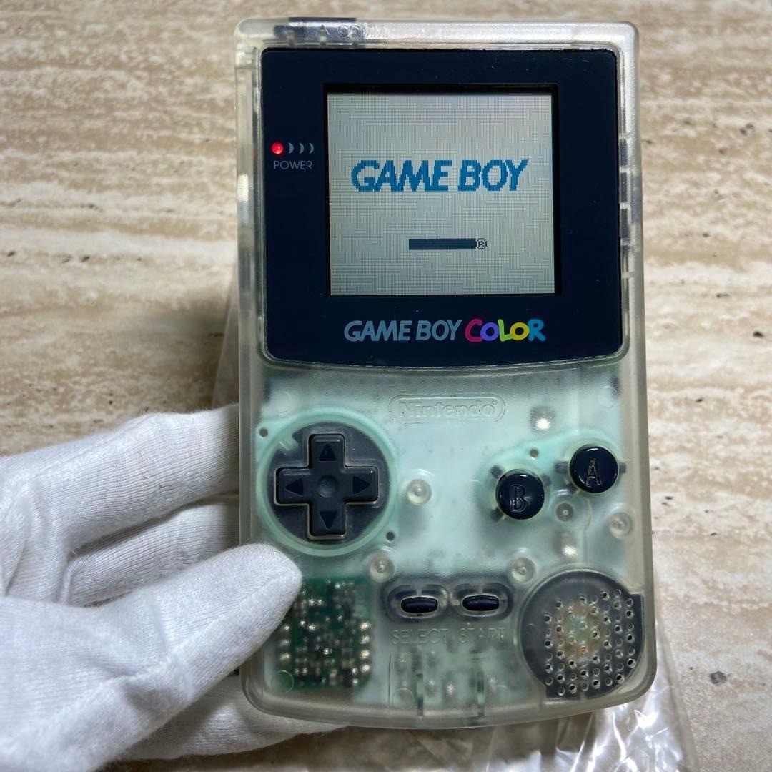 Nintendo Game Boy Color Clear CGB-001 Complete in Box Near Mint 7019