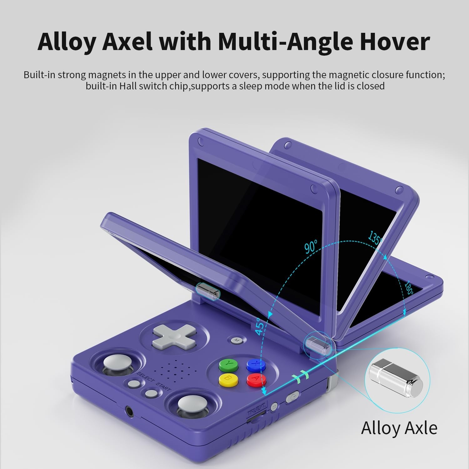 Compact Retro Handheld Game System – 64GB Memory & 3300mAh Lithium Battery Power
