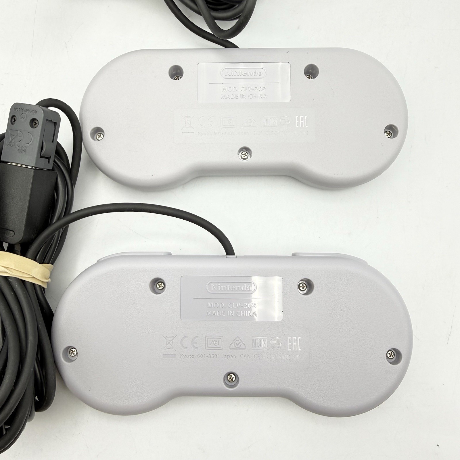 Super Nintendo SNES Mini Classic Console CLV-201 W/ 2 Controllers Cords TESTED