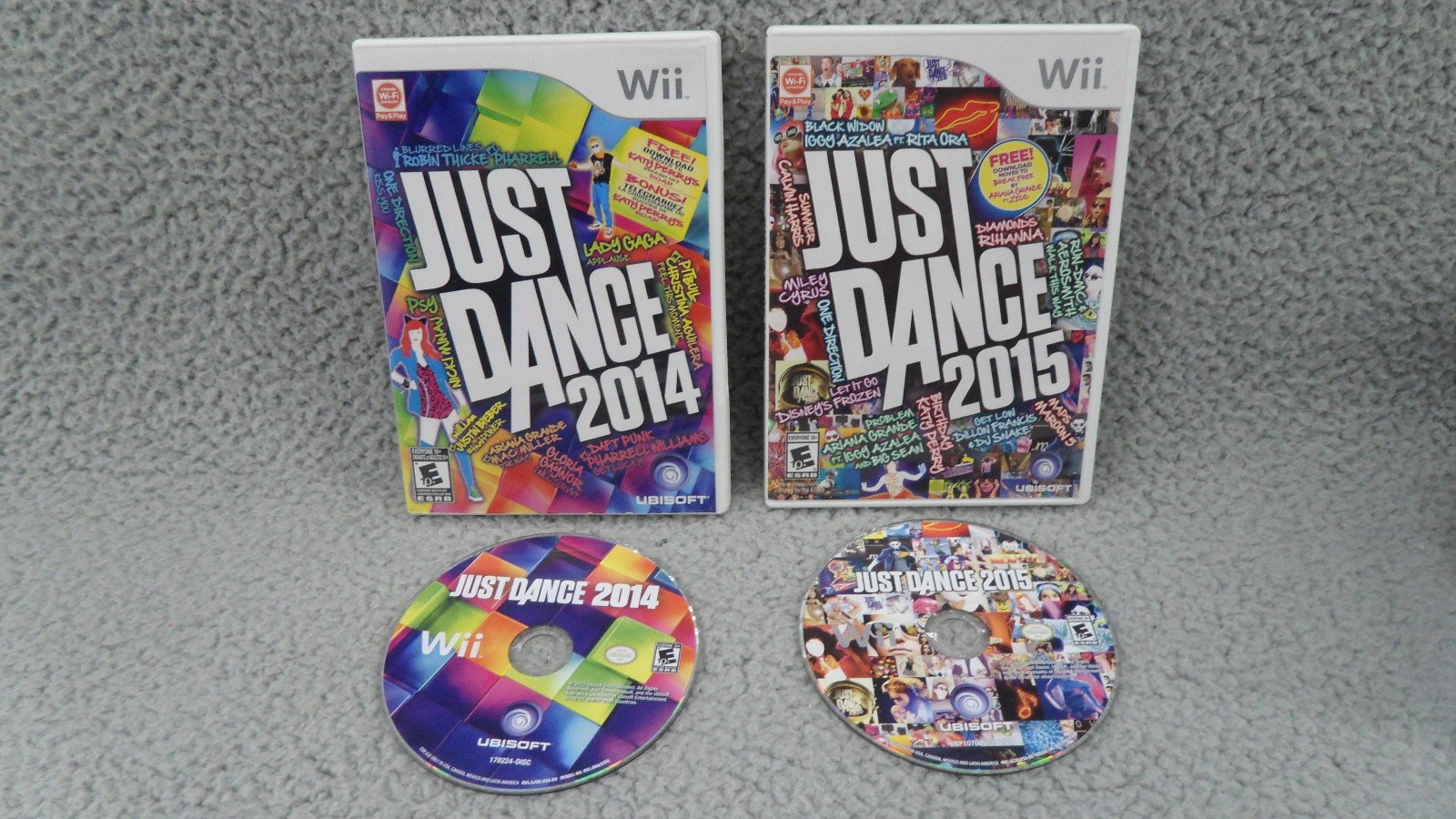 Nintendo Wii Console Bundle Fit Balance Board Controllers 15 Games Mario Kart