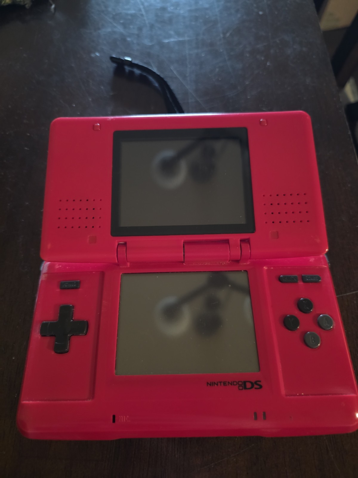 Nintendo DS Original/Launch Edition Red Handheld System With Mario Kart DS