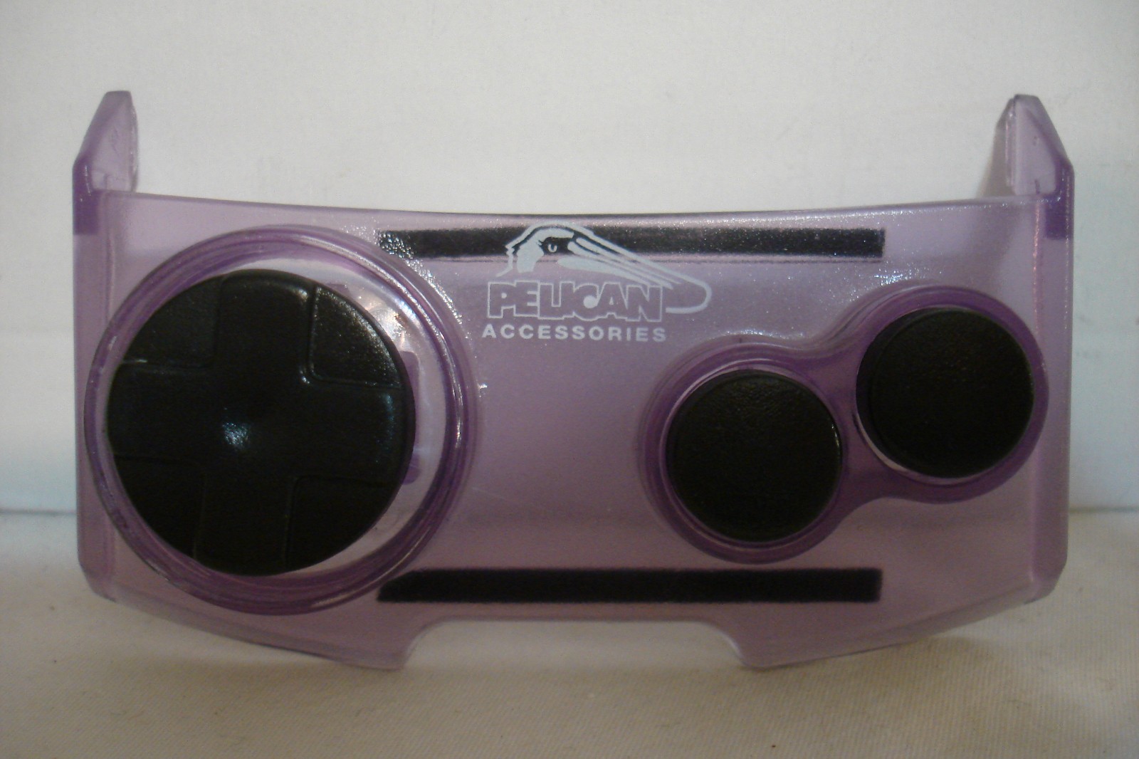 Nintendo Game Boy Color System Clear Atomic Purple w/ Pelican Accessories