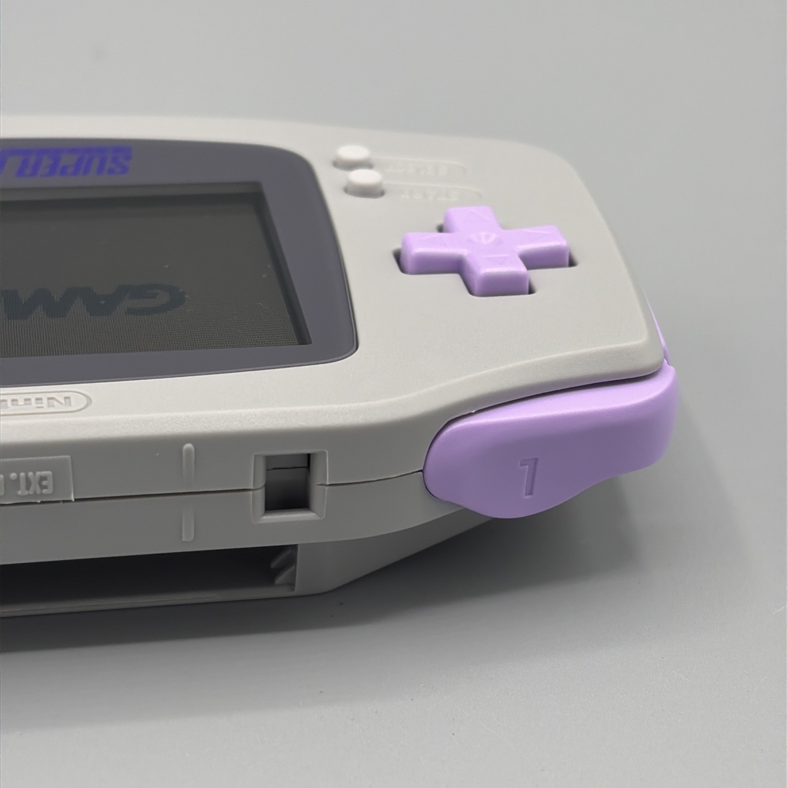 Game Boy Advance GBA SNES Purple Gray Console Custom Edition⭐️ Free Ship🇺🇸