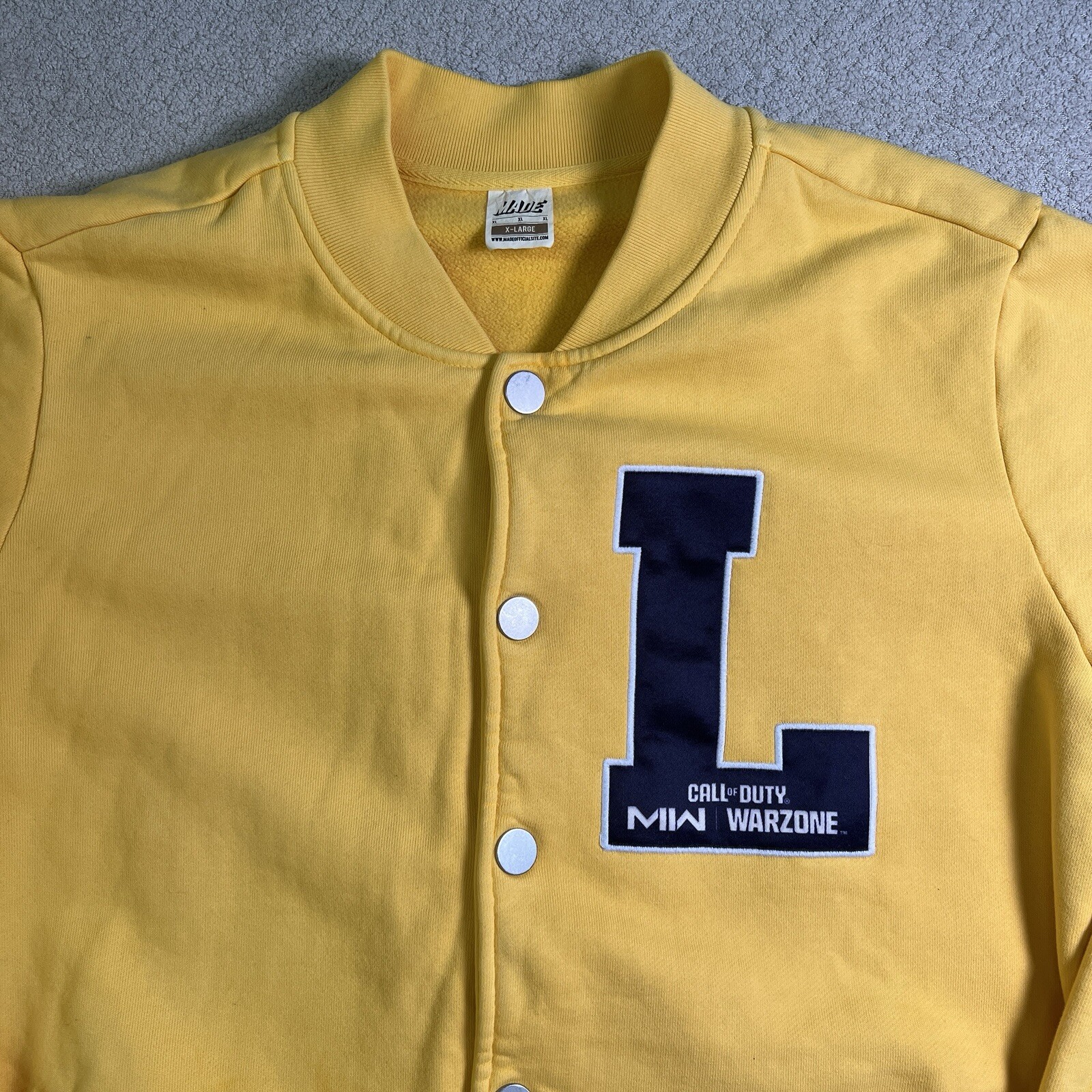 Call of Duty Warzone 2023 Vondel Letterman Size XL Jacket LIONS PAINTBALL KINGS