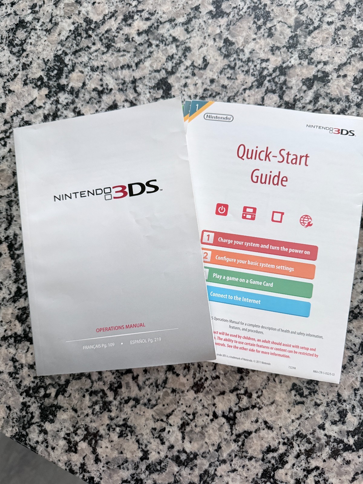 Nintendo 3DS 4GB Aqua Blue Handheld Console