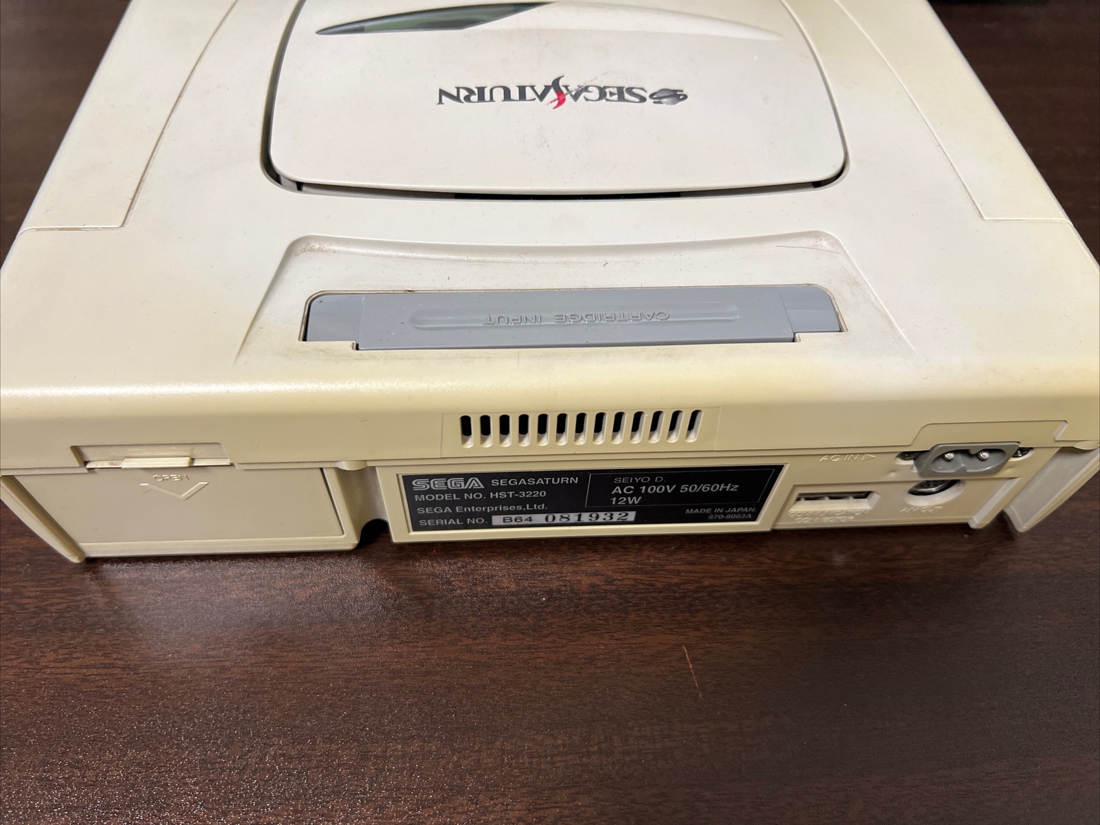 Sega Saturn Console White JUNK Japan