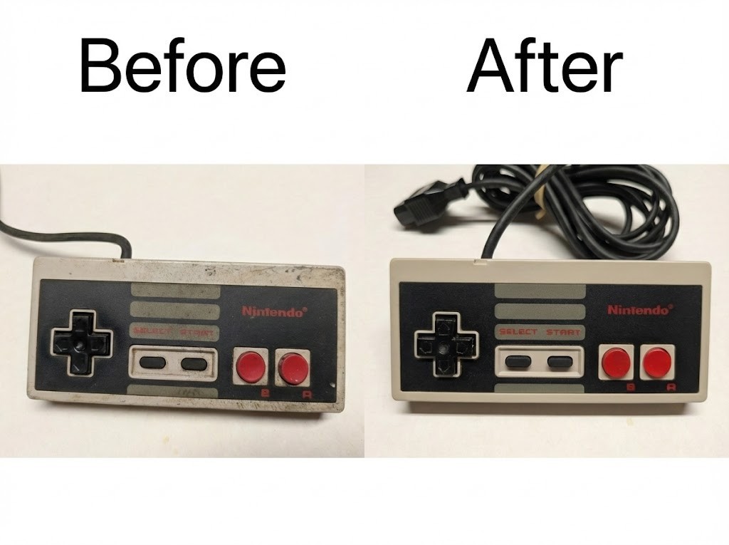 Nintendo NES Console. New Caps, Regulator, & OEM 72 Pin **Guaranteed** Yellowed