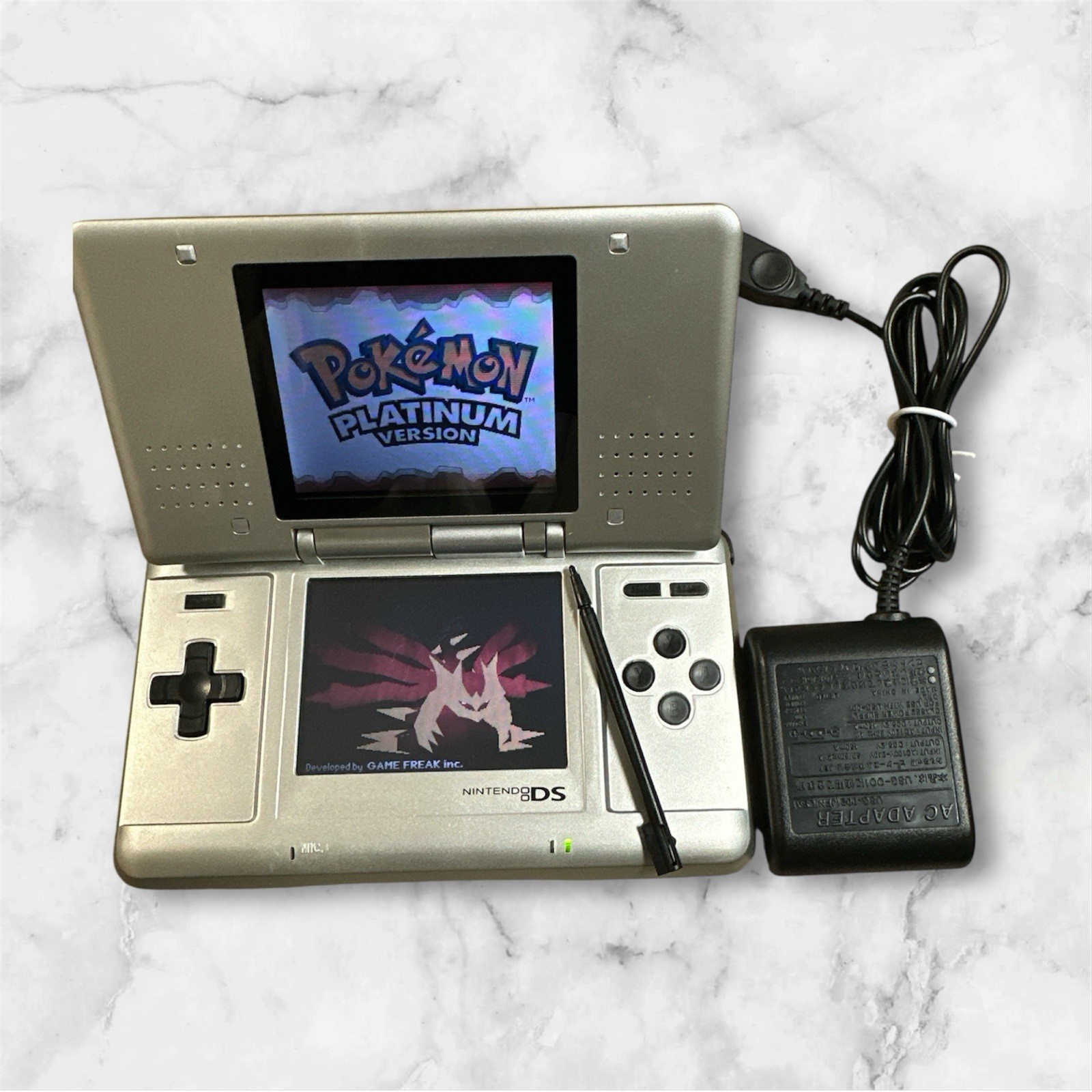 Nintendo DS Titanium Game Console NTR-001 Tested And Working
