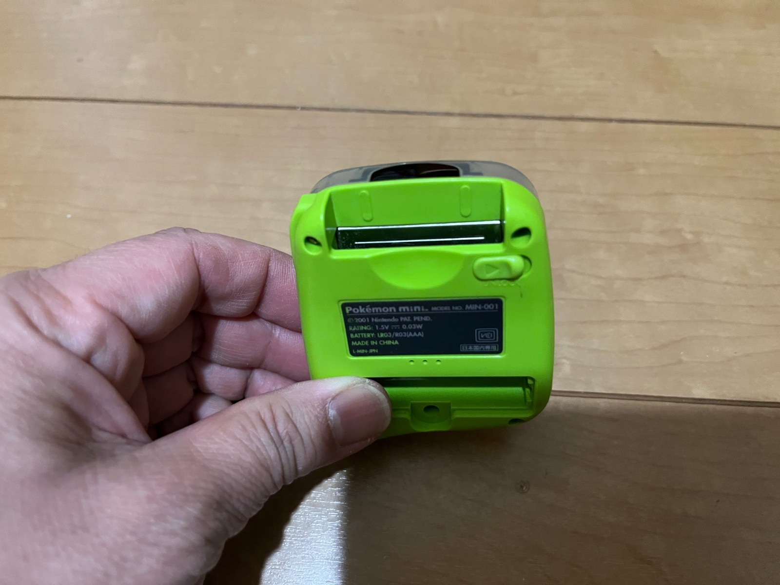 Pokemon mini Console Chikorita Green Color and 1 Games Pokemonmini