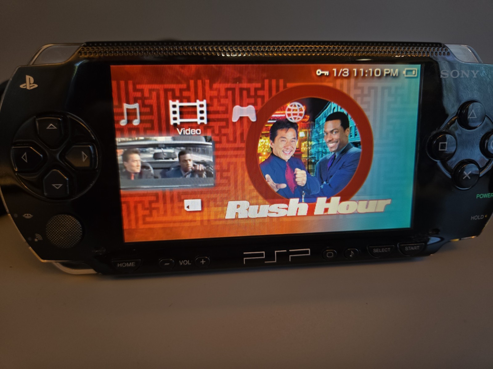Sony PSP-3001 Bundle – 4 Games 3 Movies+ Case + Charger + New Battery – Tested