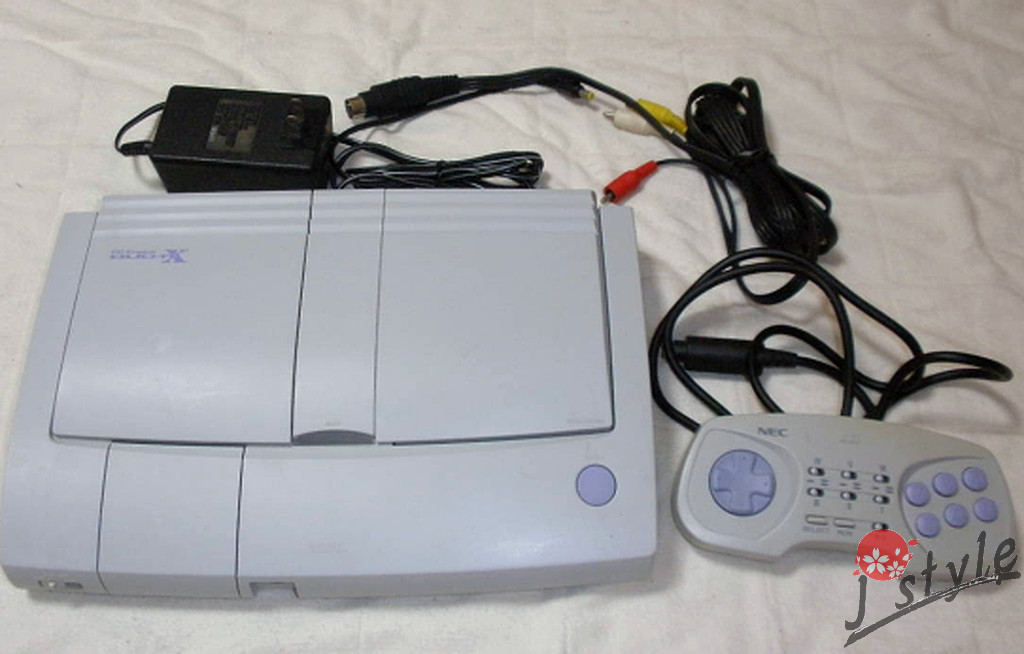 [TESTED] PC Engine Duo-RX Console w/ Controller and accessories from Japan