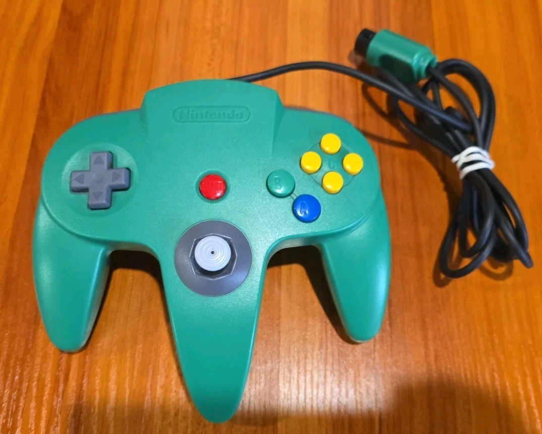 Nintendo 64 (N64) Console Bundle w/ (2) OEM Controllers – Tested & Works Great!