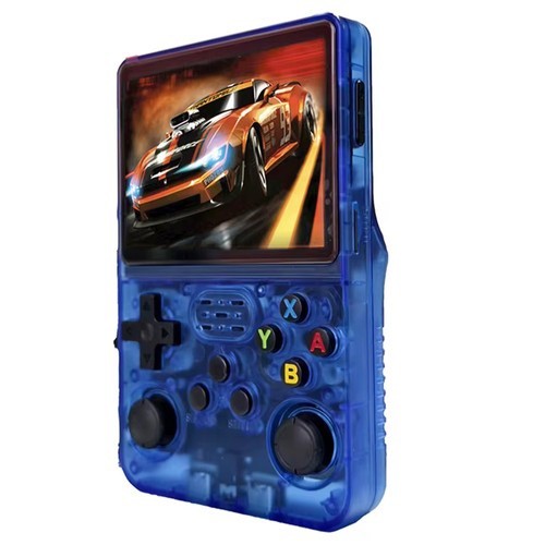 R36S Retro Handheld Video Game Console 64Gb 15000+ Games 3.5 In Screen- BLUE