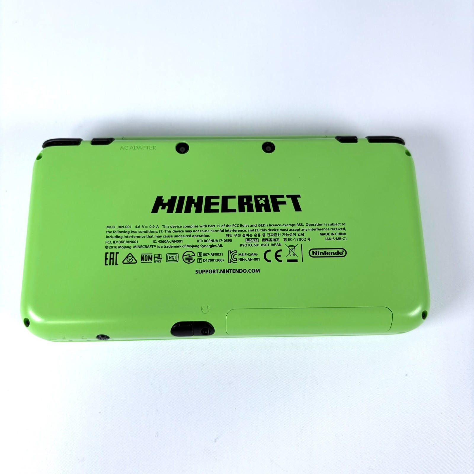 new Nintendo 2DS LL Minecraft Creeper Edition Video Game Console NTSC-J Japan