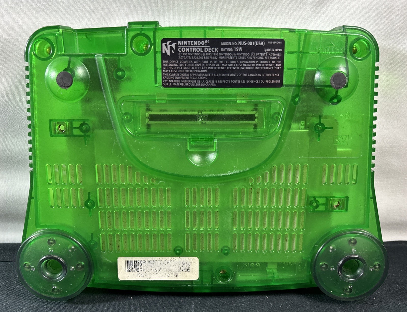 Nintendo 64 (N64) Console – Jungle Green W/ Blue Controller, Expansion & DK64