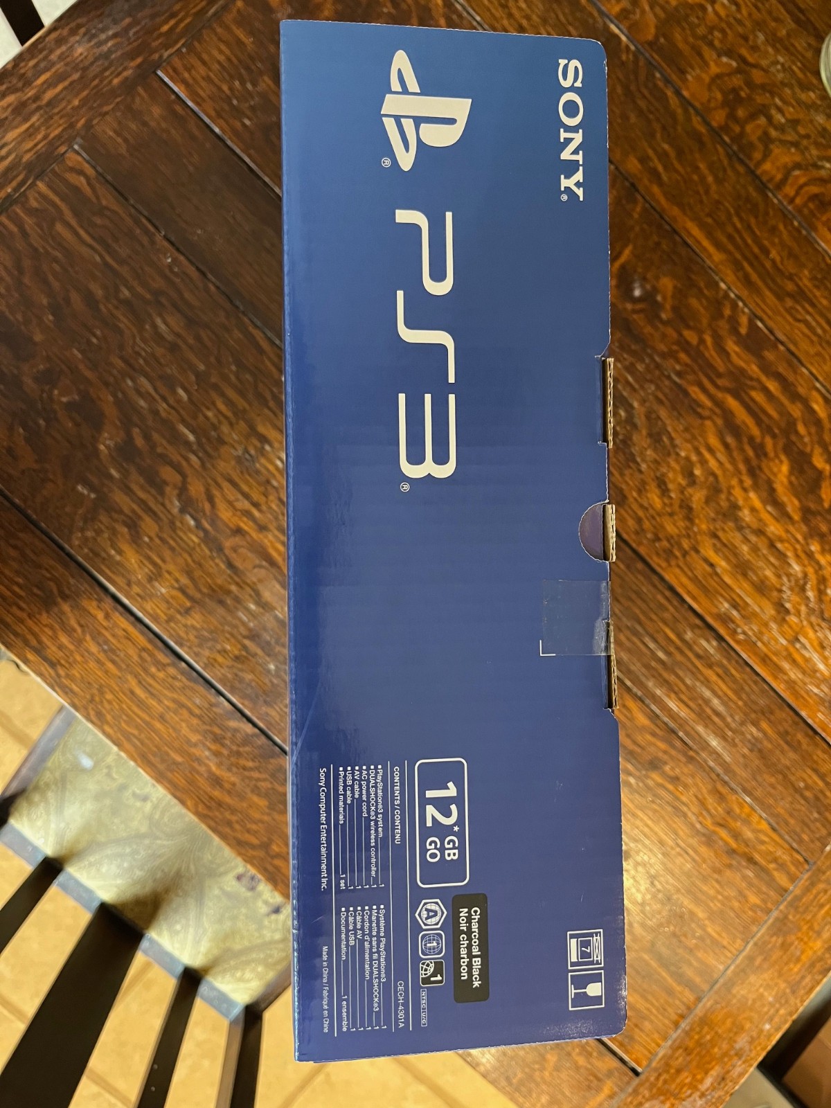 Sony PlayStation 3 Slim 12GB Home Console – Black (CECH4301A) FACTORY SEALED