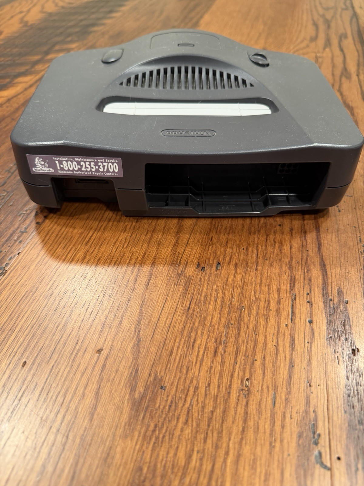 Nintendo N64 Home Console 1996 Charcoal Gray NUS-001 Controller and All Cables