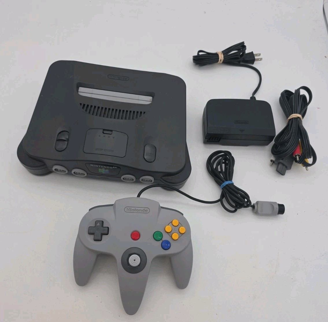 Nintendo 64 N64 Console Bundle with Expansion Pak OEM Controller