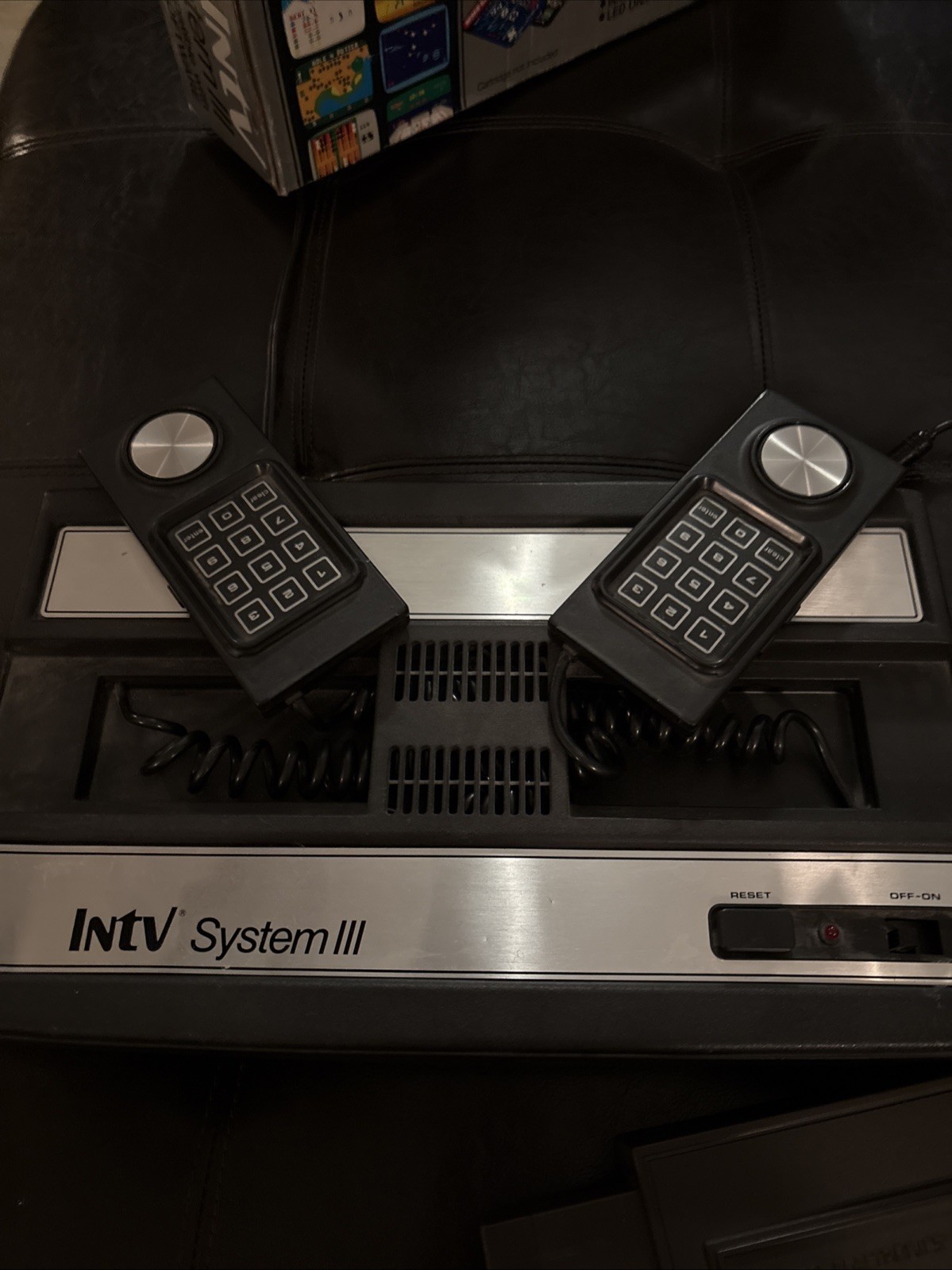Intv system III #3504 w/Intellivoice voice synthesis module +3 Games – Tested!