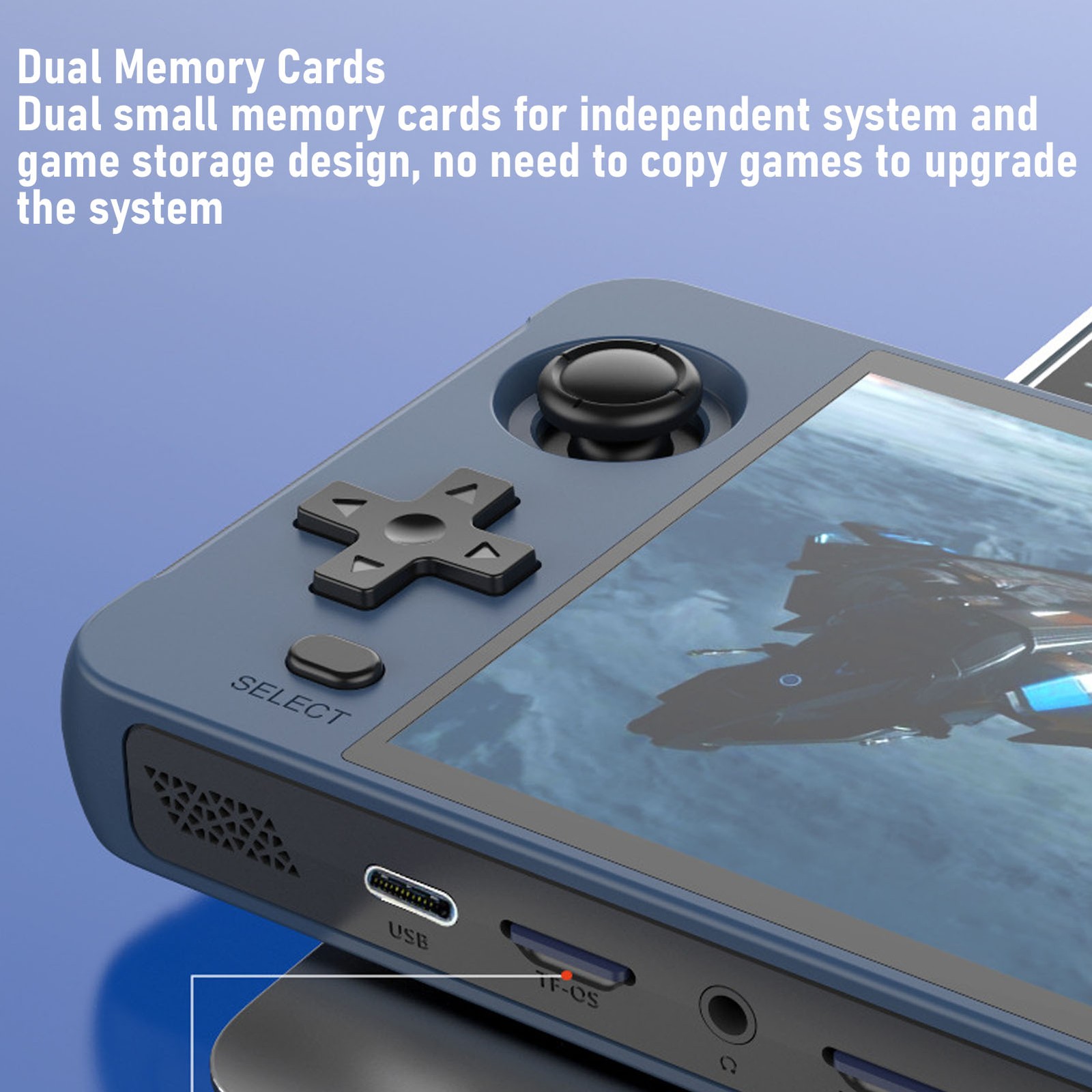 Handheld Game Console 4 Inch IPS Screen Quad Core Portable Retro Video Game DZXN