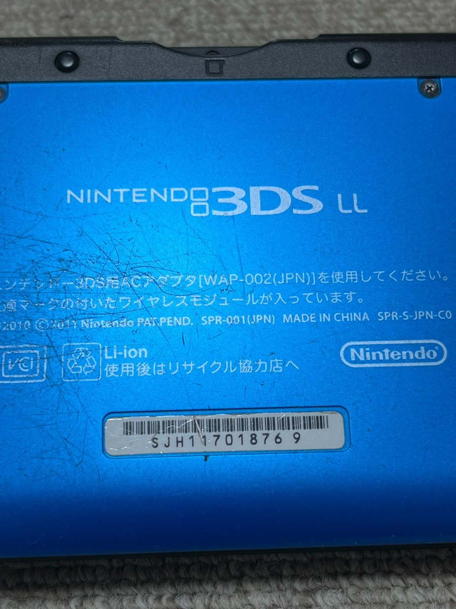 3DS LL XL blue black Japan Nintendo Console Japanese B966