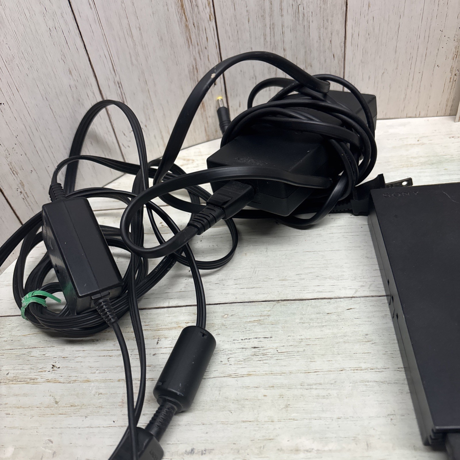 Sony PlayStation 2 PS2 Slim Console Black SCPH-70001 + Controller & Cables