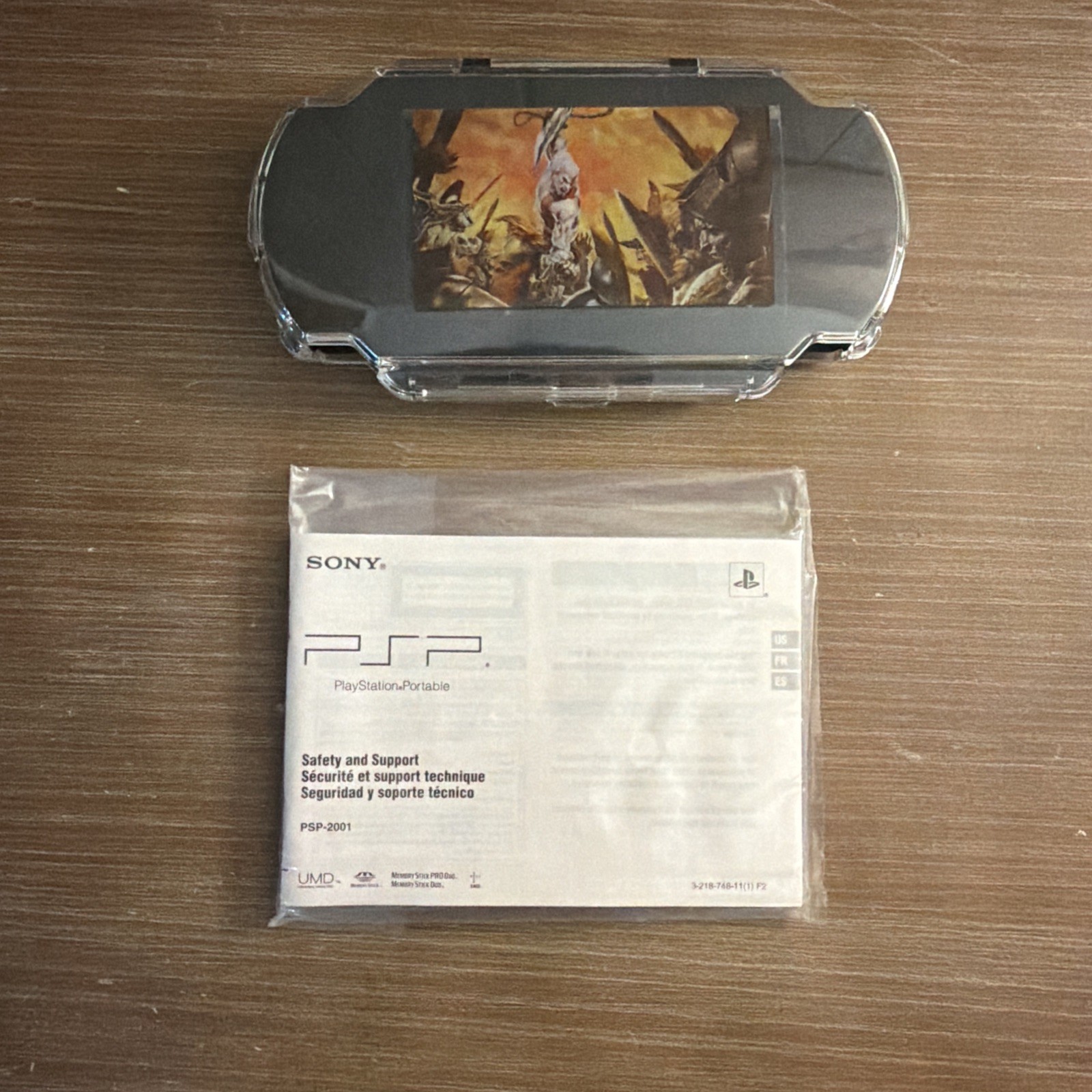 Sony PSP 2001 God of War Console with Box and Manual Tested and Works