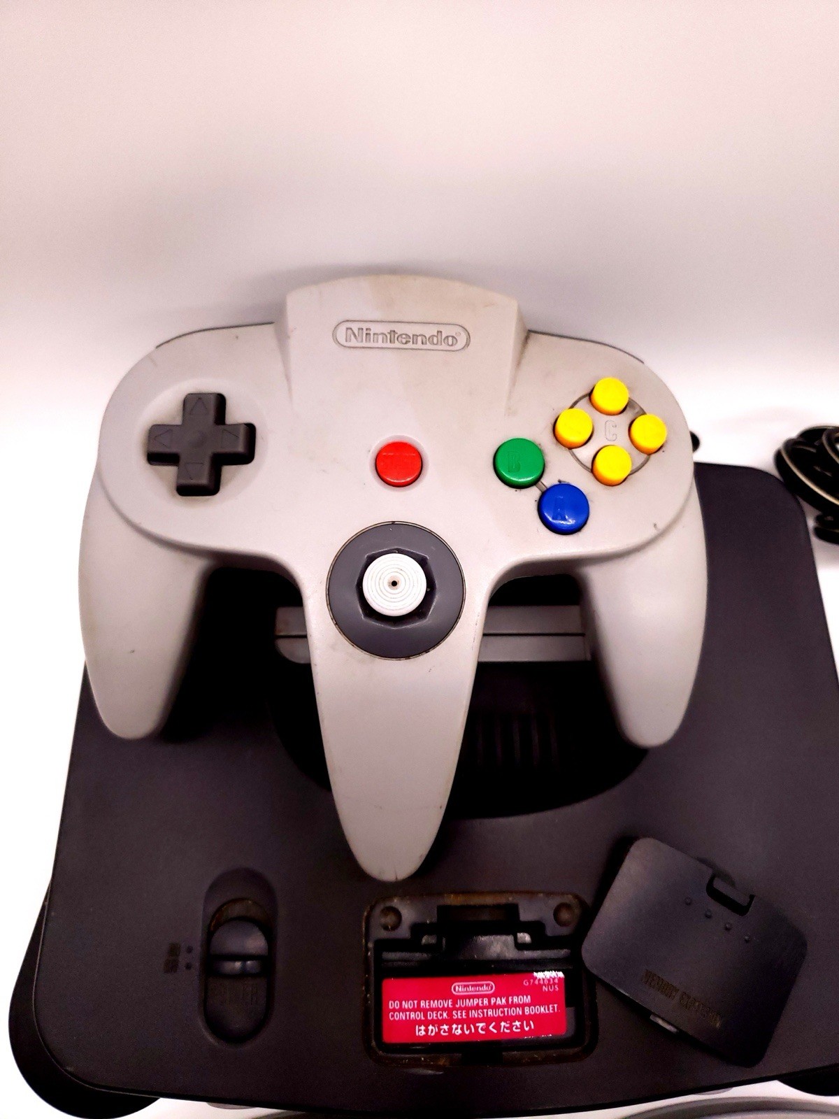 Nintendo 64 Console W/ Jumper Pak & Two Games TESTED & WORKING