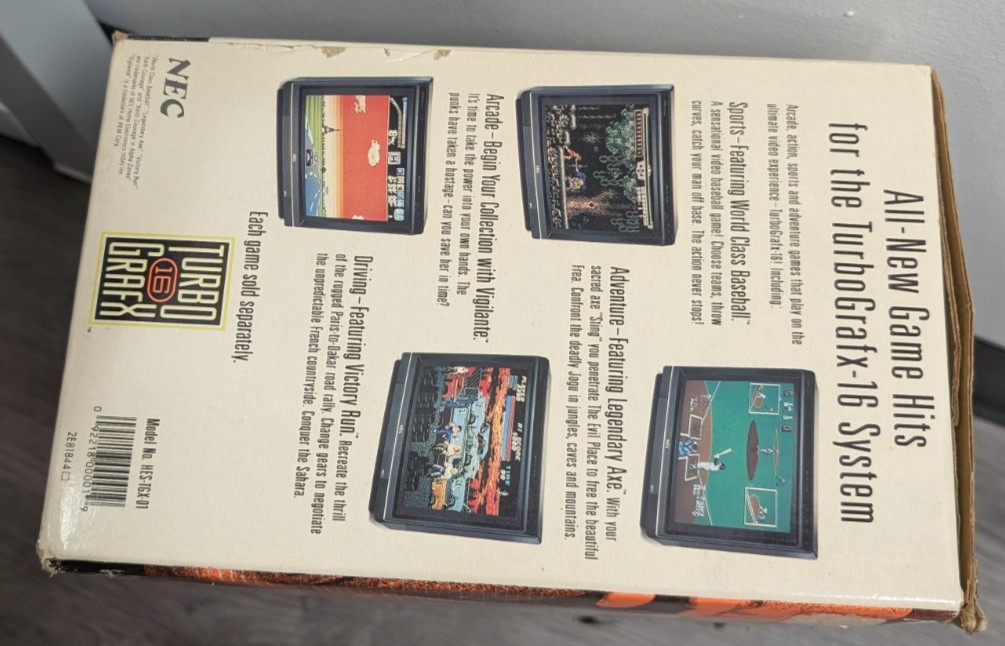 Turbo GrafX 16 Entertainment SuperSystem Console Complete In Box NEC