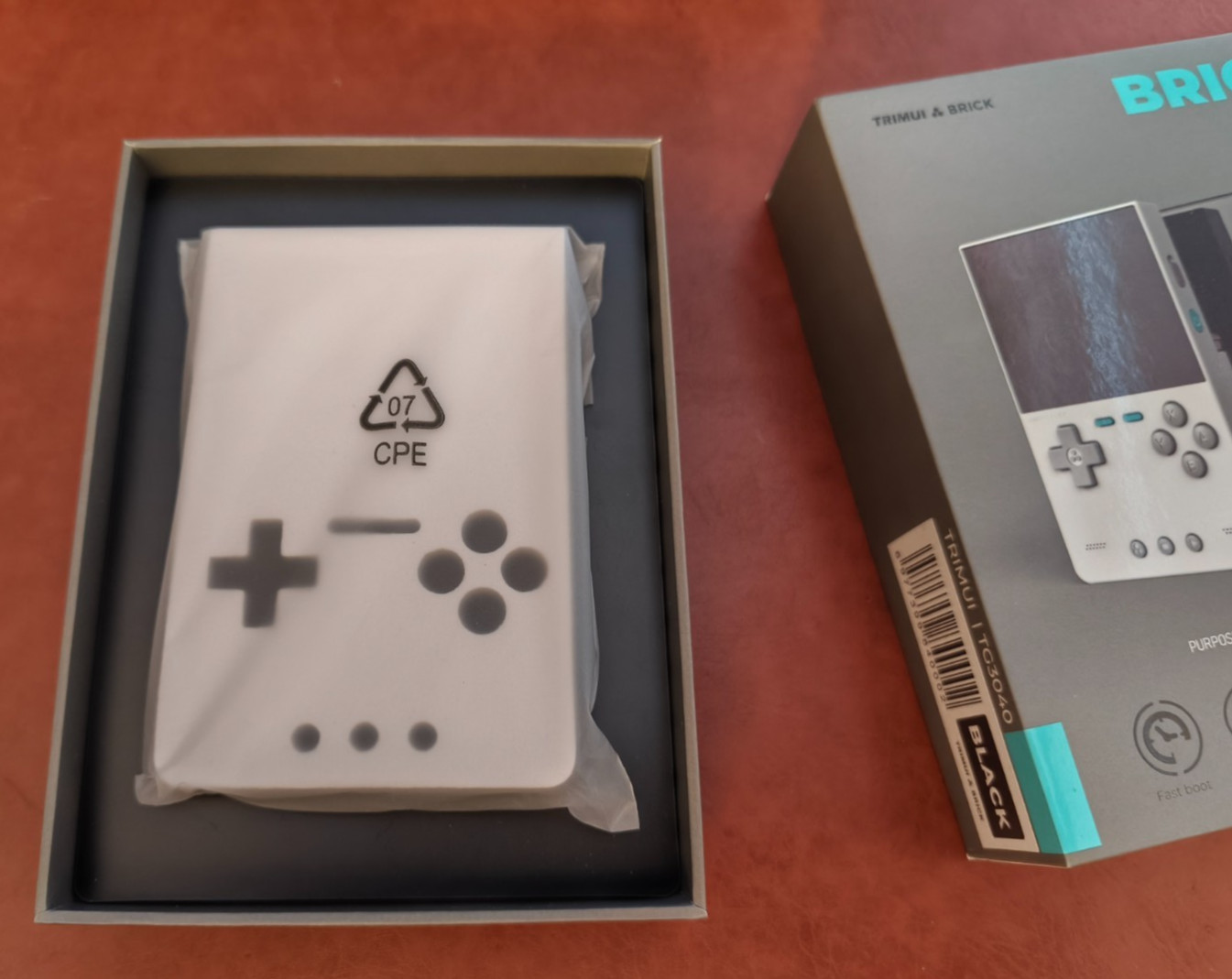 TrimUI Brick Black Retro Handheld Game Console with 64GB