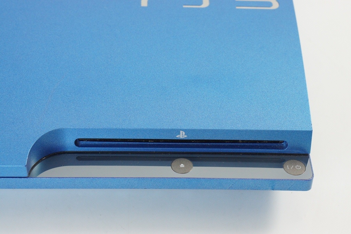 PS3 Playstation3 SPLASH BLUE Console CECH-3000B 320GB Tested System 02