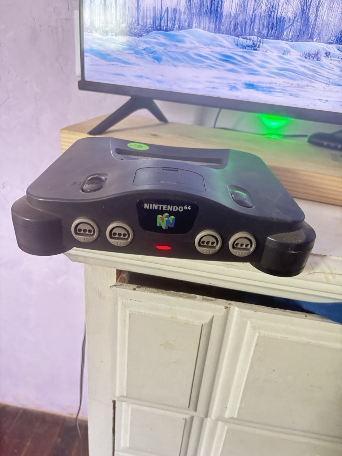 Nintendo 64 Black Home Console Component RCA Multiplayer Video Game System