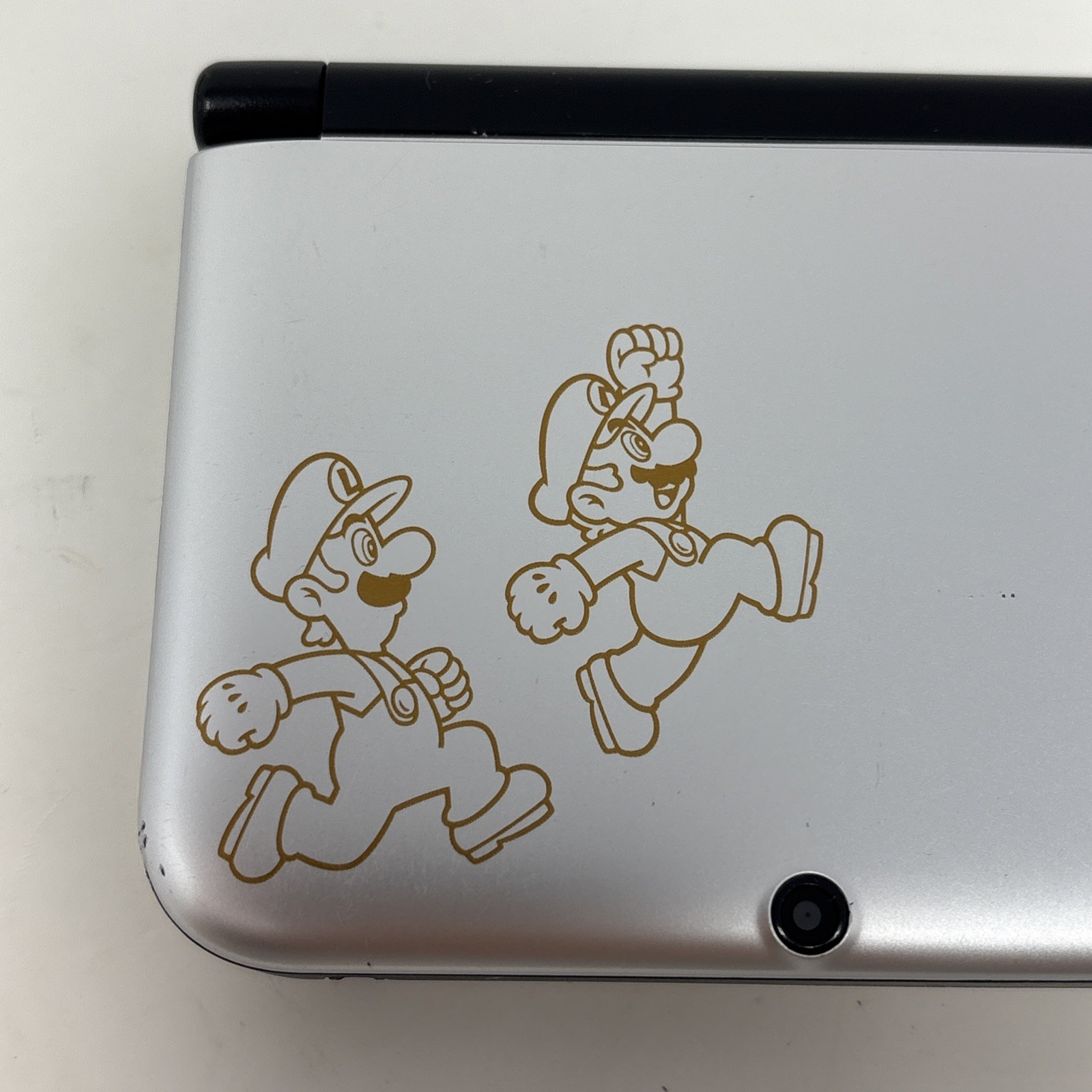 Nintendo 3DS XL Mario & Luigi Dream Team Limited Edition 30th Silver *READ Crack