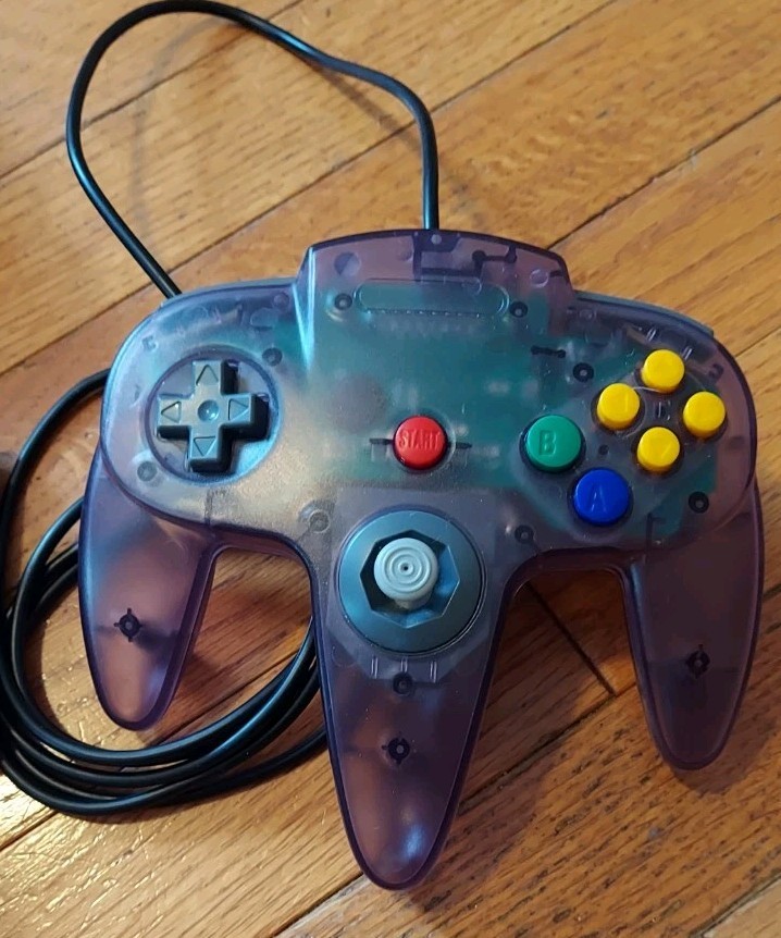 Nintendo 64 N64 Console System Bundle – Expansion Pak, 2 Controllers, Cables,…