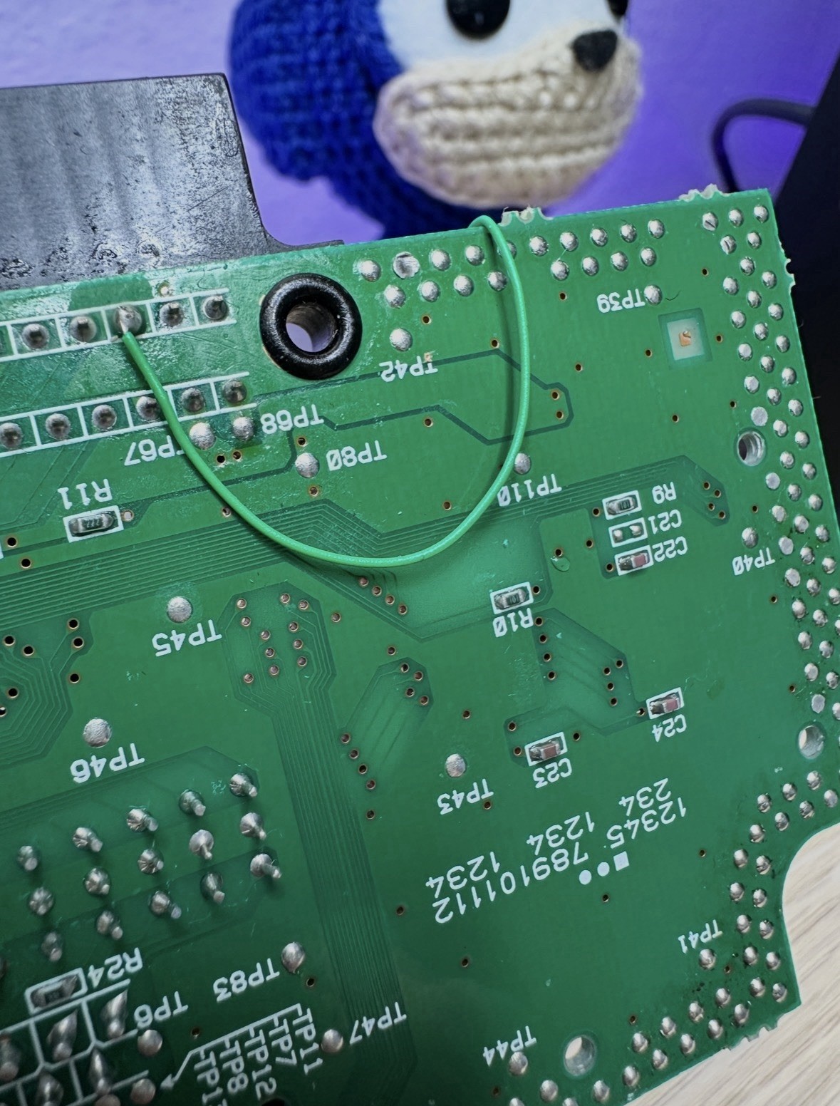 Sega Nomad – Motherboard Cartridge Side Working Recapped & SMS Audio Mod