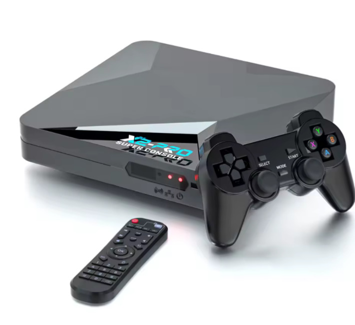 Super Console X2 Pro Retro Gaming System 2 Wireless Controllers HDMI Complete