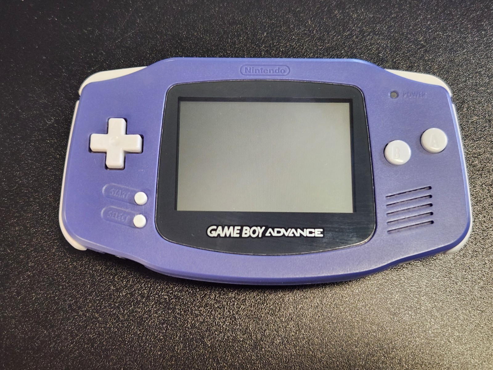 Nintendo Game Boy Advance Indigo Purple Handheld Console AGB-001 Tested Working