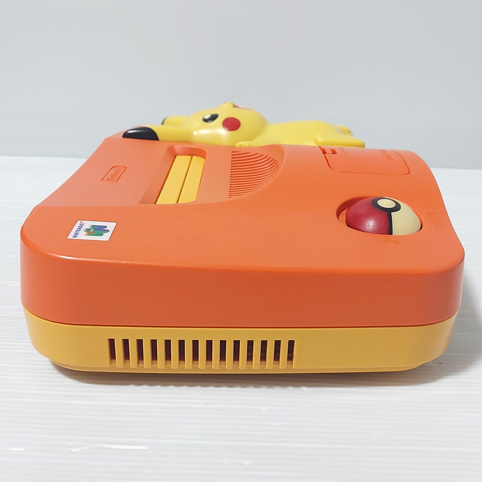 Nintendo64 N64 Pikachu Console Orange yellow Edition Region Free Import Japan