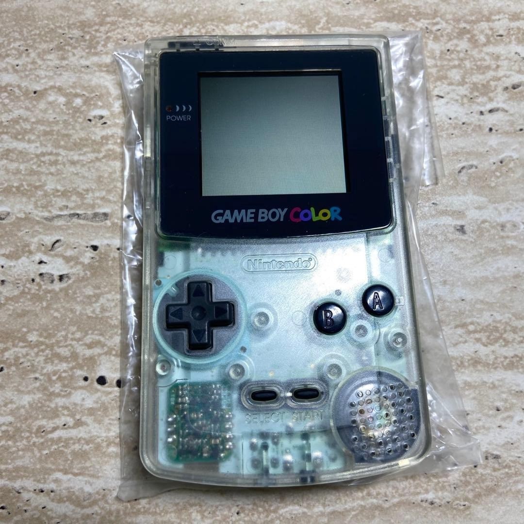 Nintendo Game Boy Color Clear Complete in Box Near Mint Tested 7239