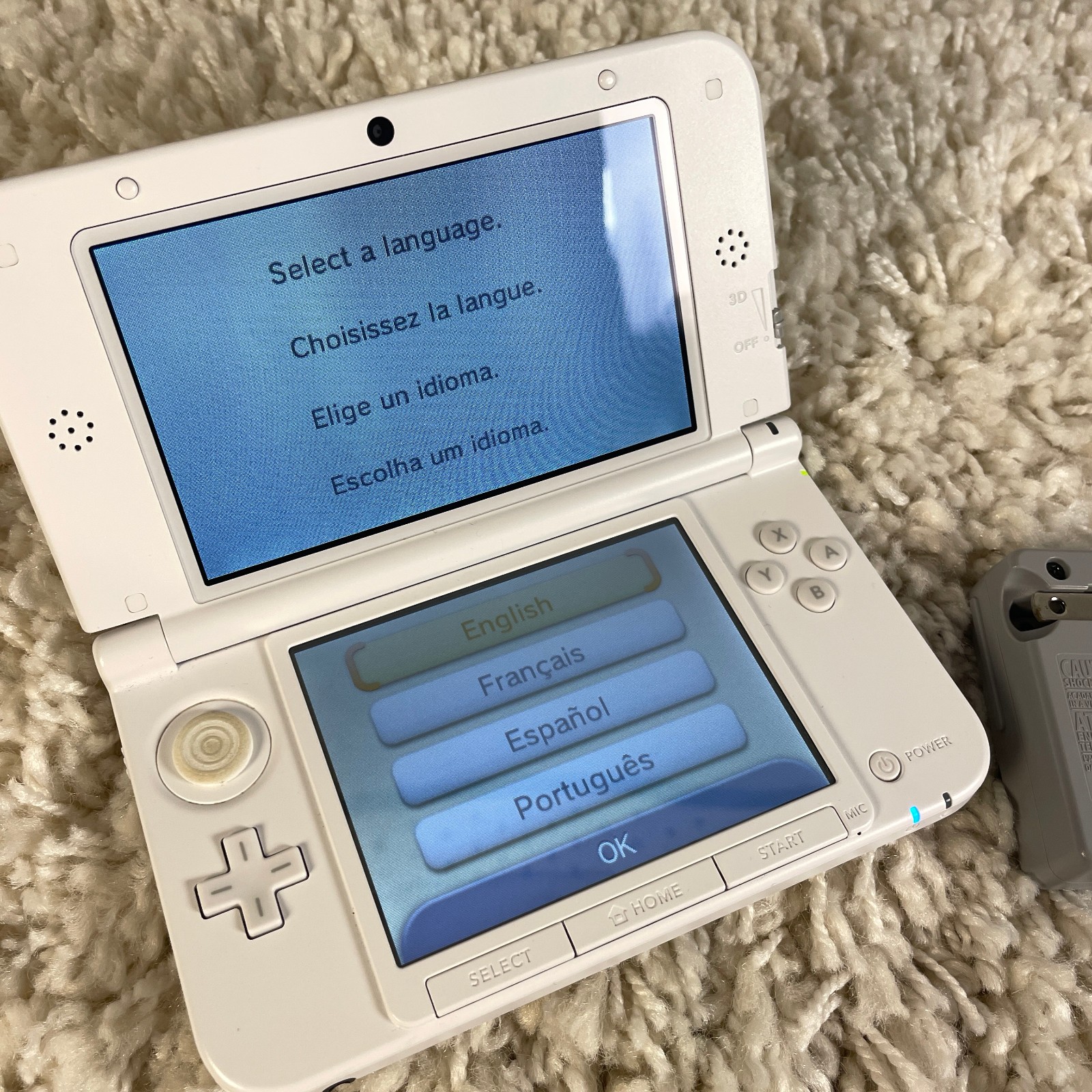 Nintendo 3DS XL Console Animal Crossing New Leaf Edition Handheld SPR-001 Tested