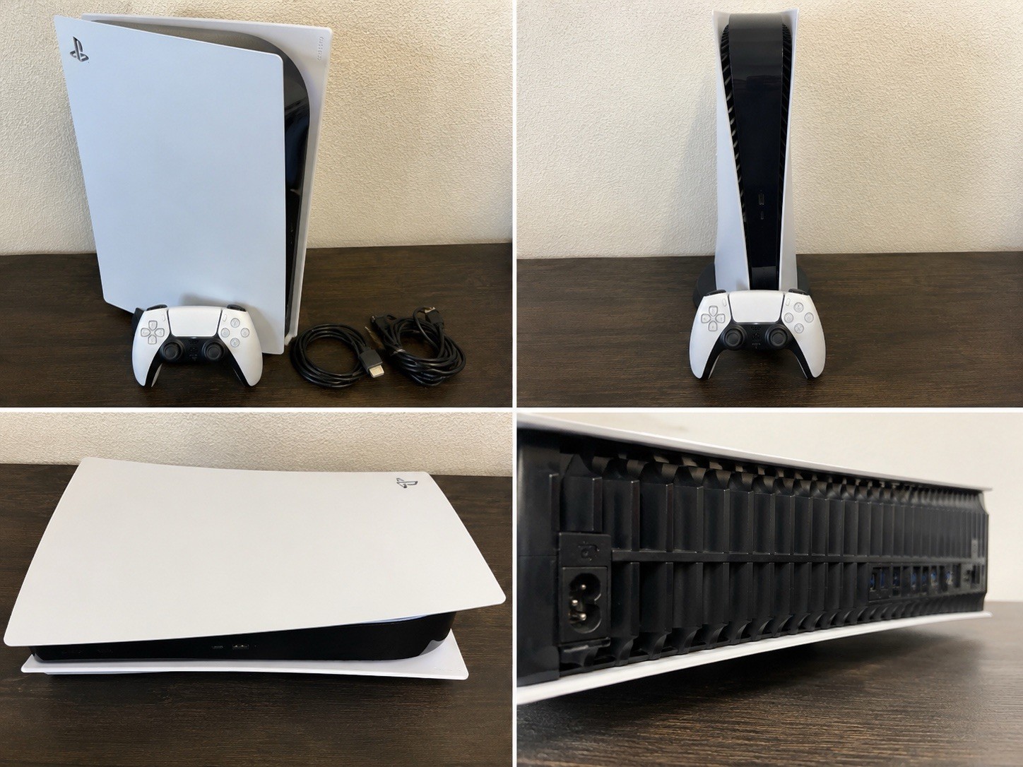 Sony PlayStation 5 PS5 Digital Edition 825GB White Black With Controller HDMI
