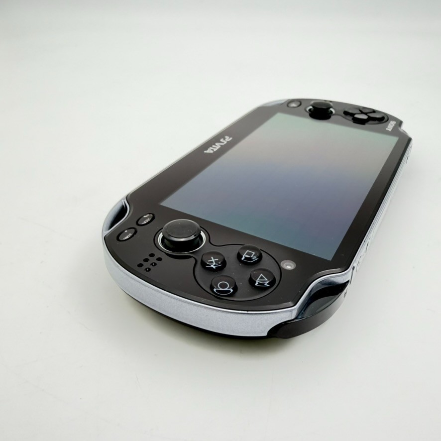 Sony PS Vita PCH-1100 Crystal Black 3G/Wi-Fi Model Console OLED Boxed From Japan
