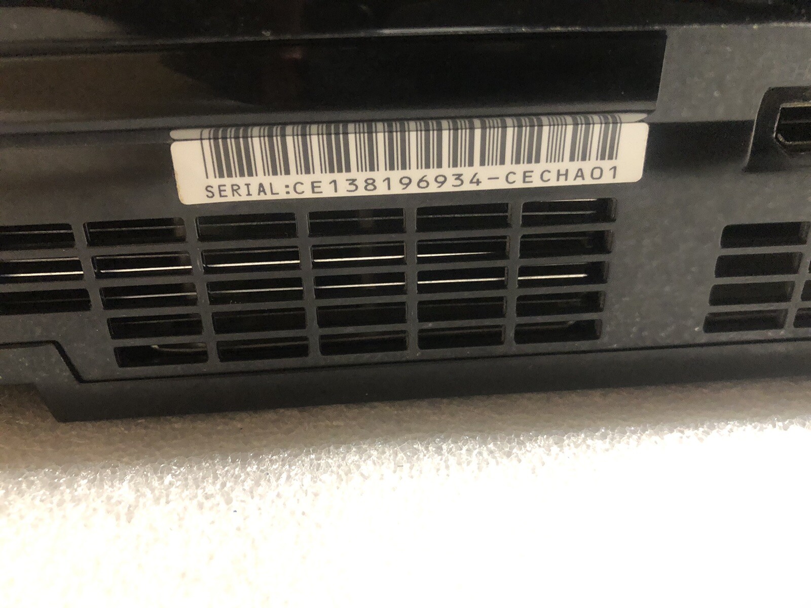 Sony Playstation 3 Backwards Compatible CECHE01 Parts Or Repair & OME Sony Av