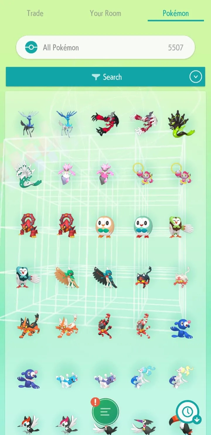 Low Levels Pokemon Home Full Living Dex All Forms Gen 1-7 960 Pokemon⚡