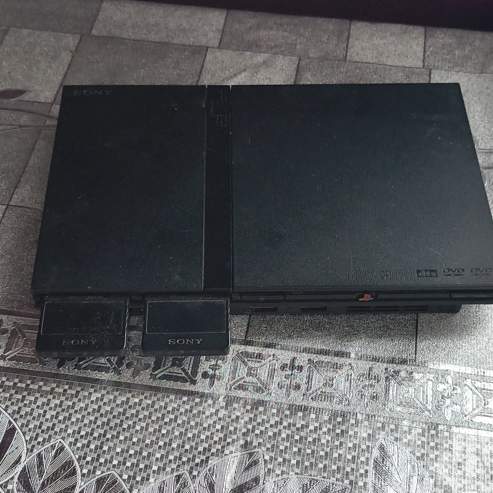 Sony PlayStation 2 Slim Black DVD Compatible USB Home Console