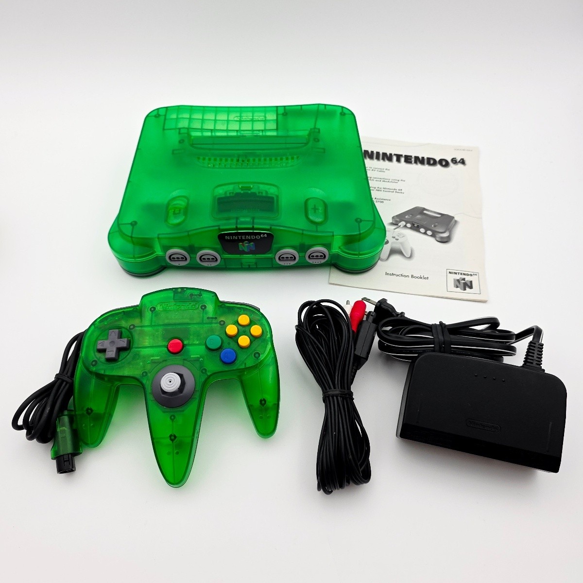 Nintendo NUS-001 Nintendo 64 Translucent Jungle Green Console
