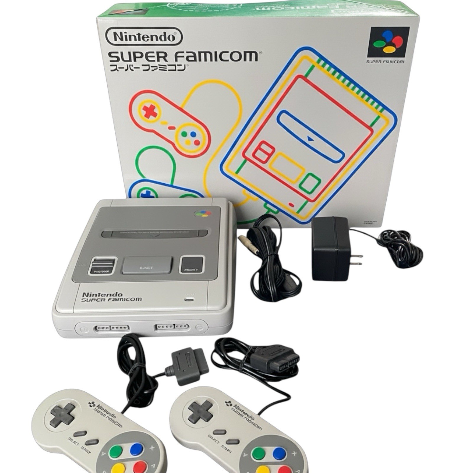 Super Famicom SHVC-001 Non 1Chip Retro Console With Box Excellent Condition