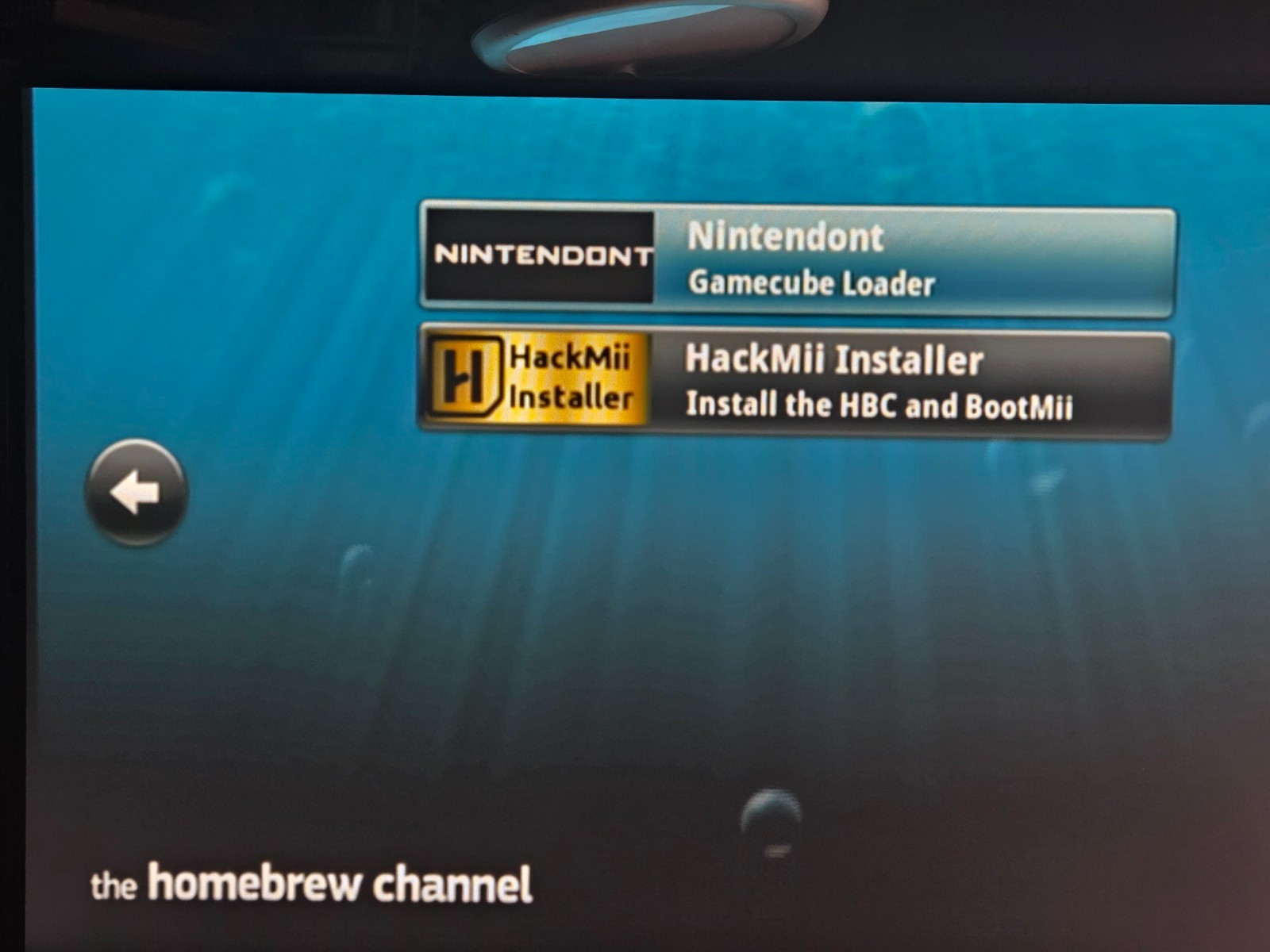 Black Modded Wii Console Tested Working With Remotes, Nunchucks Controller Cords
