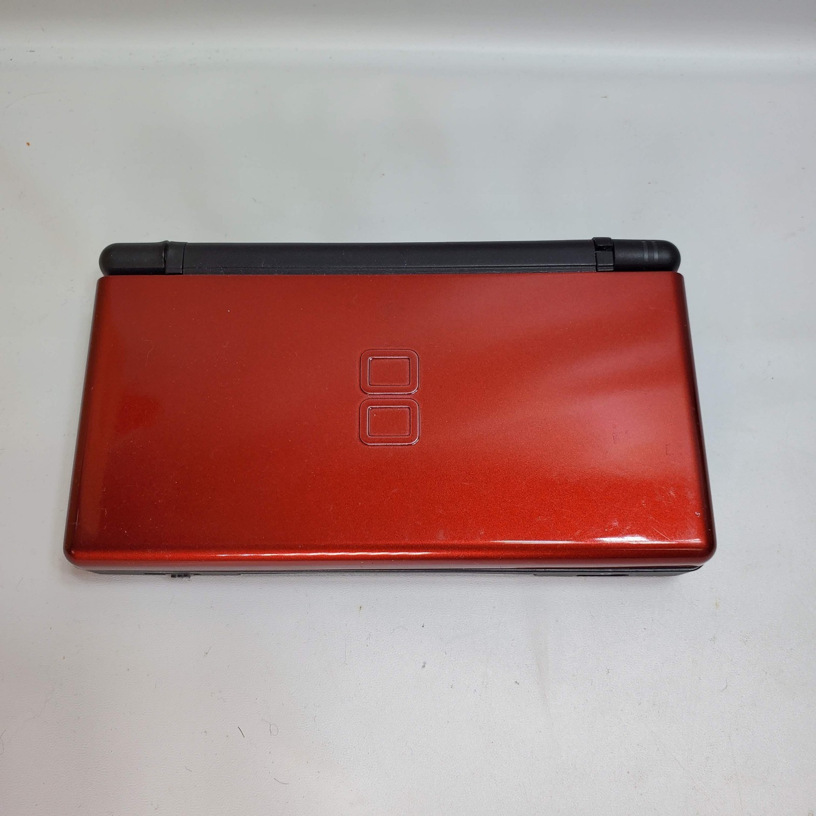 Nintendo DS Lite Handheld Game Console Red Black USG-001 For Parts Or Repair
