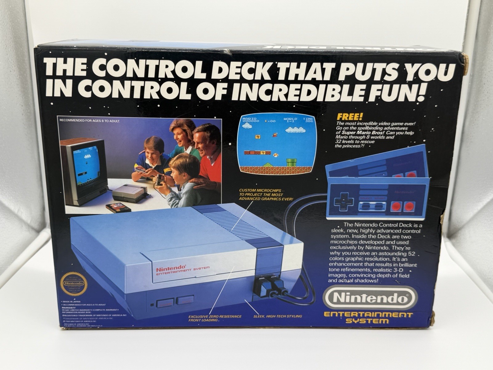 Nintendo Entertainment System NES Control Deck Complete in Box 1987 OEM Console